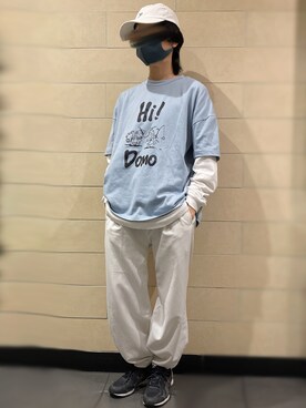 白キャップ のレディース人気ファッションコーディネート 髪型 ベリーショートヘアー Wear