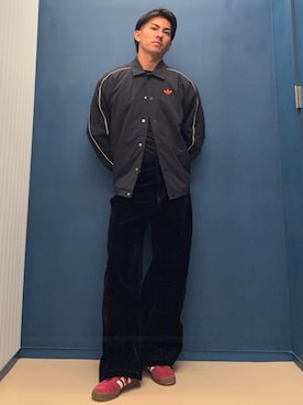 「adidas（アディダス）のモントリオール 76 / Montreal 76（シューズ）」を使った、K）さん（メンズ・176cm・20代）の秋コーディネート