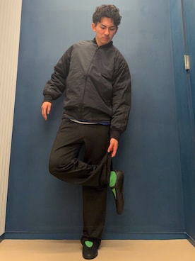 「アイテム（スニーカー）」を使った、K）さん（メンズ・176cm・20代）の秋コーディネート