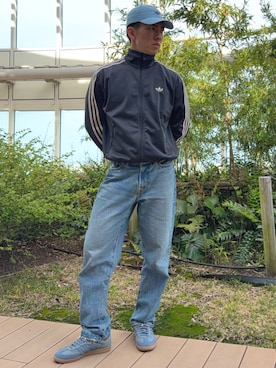 「adidas（アディダス）のアイテム（アクセサリー）」を使った、K）さん（メンズ・176cm）の春コーディネート