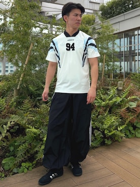 「アイテム（シューズ）」を使った、K）さん（メンズ・176cm）の春コーディネート