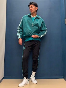 「アイテム（その他アウター）」を使った、K）さん（メンズ・176cm）の秋コーディネート