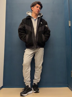 「アイテム（その他アウター）」を使った、K）さん（メンズ・176cm・20代）の秋コーディネート