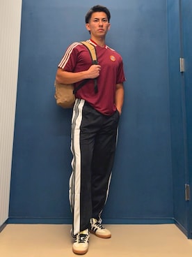 「サッカーユニフォーム」｜K）さん（メンズ・176cm）の夏コーディネート