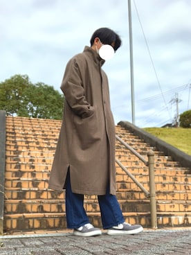 「BASISBROEK（バシスブルック）のアイテム（ジャケット/アウター）」を使った、ひきさん（メンズ・178cm）の秋コーディネート