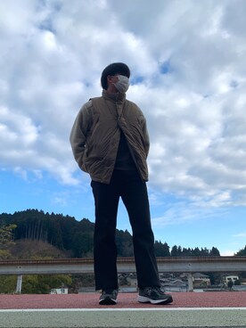「coen（コーエン）のアイテム（ブルゾン）」を使った、ひきさん（メンズ・178cm）の冬コーディネート