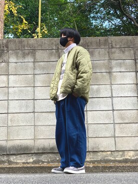 「HOOK（フック）のアイテム（スウェット）」を使った、ひきさん（メンズ・178cm）の秋コーディネート