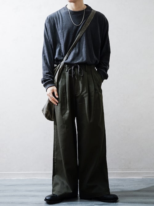 markaware/marka】別注 TRIPLE PLEATED EASY TROUSERS（その他パンツ