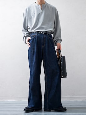 「アイテム（ハンドバッグ）」を使った、Takiさん（メンズ・169cm）の秋コーディネート