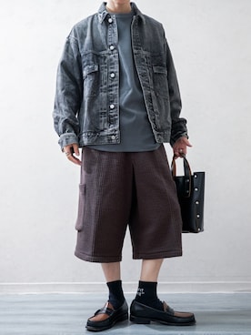 「RAGEBLUE（レイジブルー）のアイテム（ジャケット/アウター）」を使った、Takiさん（メンズ・169cm）の秋コーディネート