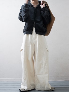 「ASTRONOMY（アストロノミー）のアイテム」を使った、Takiさん（メンズ・169cm）の冬コーディネート