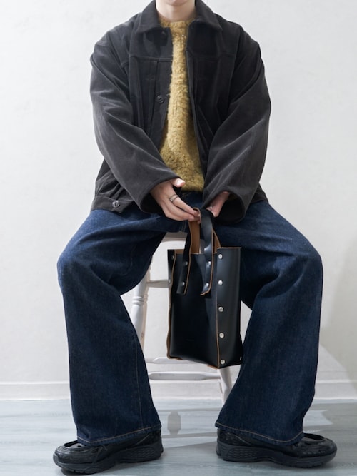 YOKO SAKAMOTO】 5POCKET BAGGY PANTS（デニムパンツ）｜yoko sakamoto