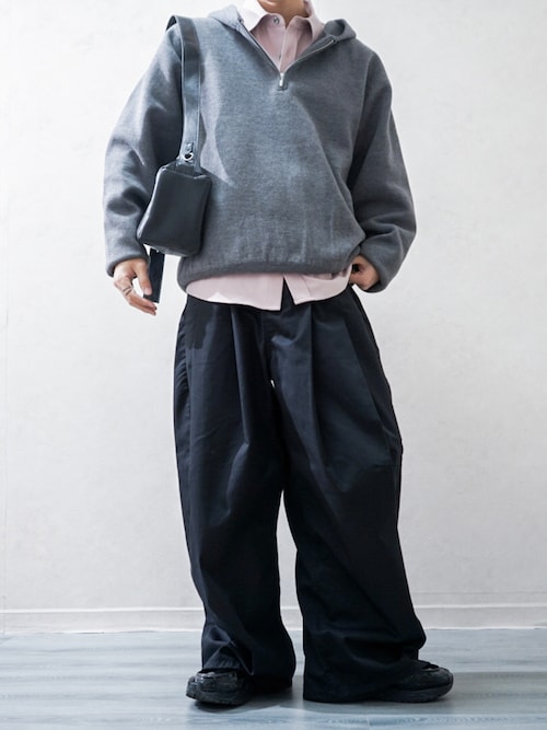 2WAY ワンハンドル スクエアショルダーバッグ（ショルダーバッグ