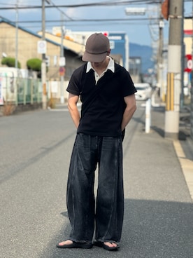 「RAGEBLUE（レイジブルー）のアイテム」を使った、Takiさん（メンズ・169cm）の夏コーディネート