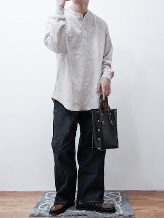 「DAIWA PIER39（ダイワピア39）のDAIWA PIER39 TECH THERMAL HENLEY L/S BE-38026（Tシャツ/カットソー）」を使った、Takiさん（メンズ・169cm）の夏コーディネート