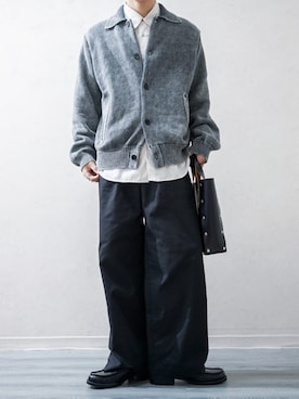 「アイテム（ハンドバッグ）」を使った、Takiさん（メンズ・169cm）の秋コーディネート