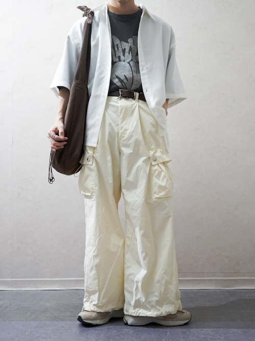 【RUUBON】TR regular color shirt / TR レギュラーカラーシャツ