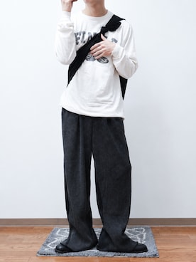 「Dulcamara（ドゥルカマラ）のアイテム」を使った、Takiさん（メンズ・169cm）の秋コーディネート