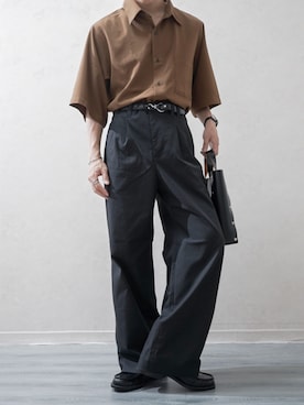 「Hender Scheme（エンダースキーマ）のアイテム」を使った、Takiさん（骨格ウェーブ・メンズ・169cm）の夏コーディネート