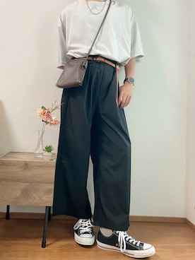 「epnok（エプノック）のアイテム（バッグ）」を使った、Takiさん（メンズ・169cm）の夏コーディネート