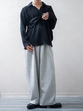 「アイテム（ポロシャツ）」を使った、Takiさん（メンズ・169cm）の秋コーディネート