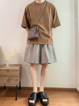 「epnok（エプノック）のアイテム（バッグ）」を使った、Takiさん（メンズ・169cm）の夏コーディネート