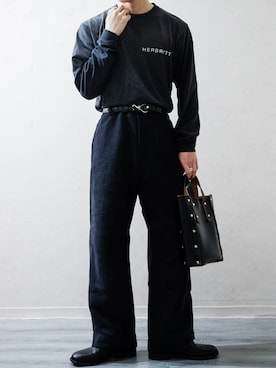 「JOURNAL STANDARD（ジャーナルスタンダード）のアイテム（トップス）」を使った、Takiさん（メンズ・169cm）の春コーディネート