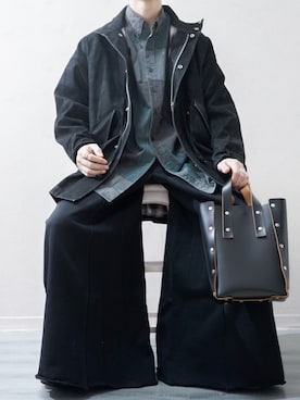 「アイテム（ドレスシューズ）」を使った、Takiさん（メンズ・169cm・20代）の冬コーディネート