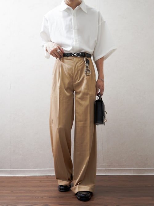 【RUUBON】TR regular color shirt / TR レギュラーカラーシャツ