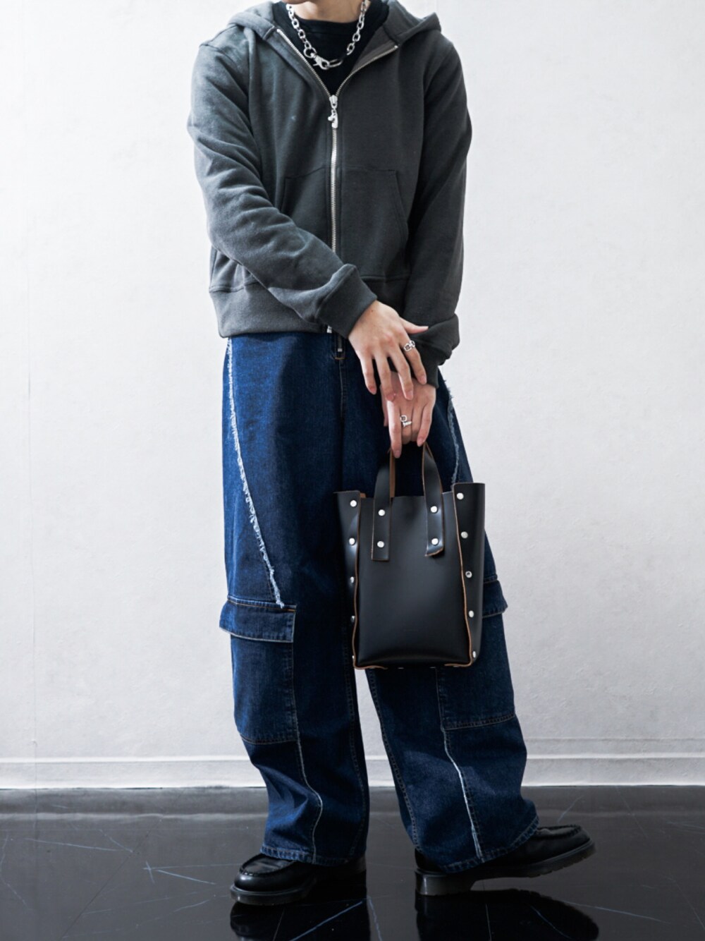 Jieda(ジエダ)の「SWITCHING CARGO DENIM PANTS/スイッチング Jieda(ジエダ)の「SWITCHING CARGO DENIM PANTS/スイッチング