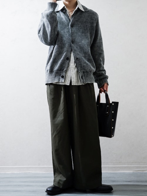 カーディガン DAIRIKU / ダイリク Vintage Dyed Knit Jacket メンズ