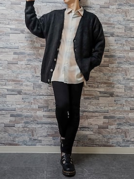 「Lui's（ルイス）のアイテム（パンツ）」を使った、Takiさん（メンズ・169cm）の冬コーディネート