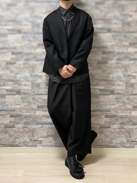 「ADRER（アドラー）の【ADRER】surgical stainless necklace / サージカルステンレスネックレス（ネックレス）」を使った、Takiさん（メンズ・169cm）の秋コーディネート