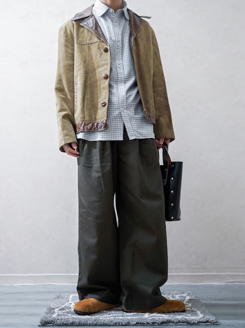 markaware/marka】別注 TRIPLE PLEATED EASY TROUSERS（その他パンツ