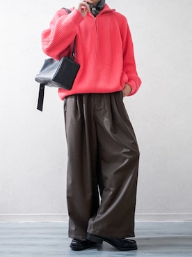 「アイテム（バンダナ/スカーフ）」を使った、Takiさん（メンズ・169cm）の秋コーディネート