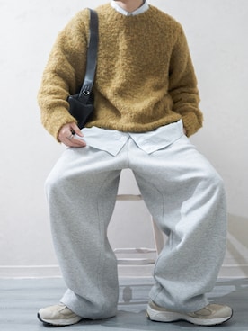 「RAGEBLUE（レイジブルー）のアイテム（トップス）」を使った、Takiさん（メンズ・169cm）の冬コーディネート