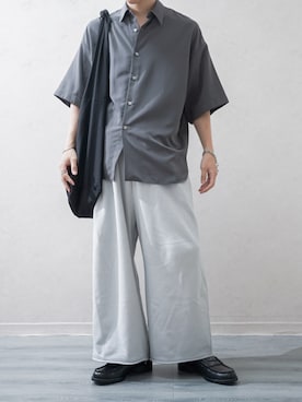 「アイテム（スウェットパンツ）」を使った、Takiさん（メンズ・169cm・20代）の夏コーディネート