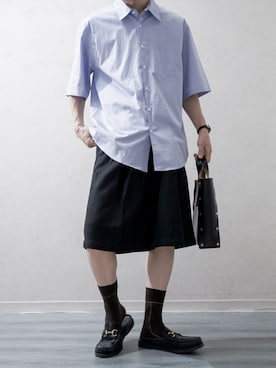 「アイテム（その他シューズ）」を使った、Takiさん（メンズ・169cm）の夏コーディネート