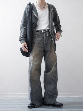 「アイテム（パーカー）」を使った、Takiさん（メンズ・169cm・20代）の秋コーディネート
