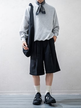 「アイテム（バンダナ/スカーフ）」を使った、Takiさん（メンズ・169cm・20代）の秋コーディネート