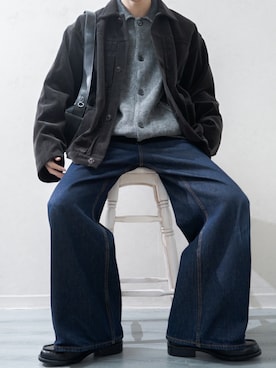 「HARUTA（ハルタ）のアイテム」を使った、Takiさん（メンズ・169cm）の冬コーディネート