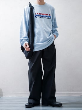 「アイテム（ドレスシューズ）」を使った、Takiさん（メンズ・169cm・20代）の秋コーディネート