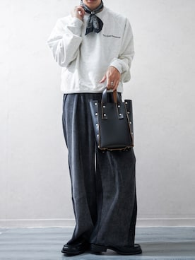 「アイテム（ローファー）」を使った、Takiさん（メンズ・169cm）の秋コーディネート