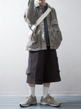 「RUUBON（ルーボン）のアイテム」を使った、Takiさん（メンズ・169cm）の春コーディネート