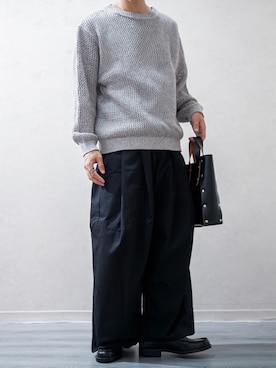 「アイテム（ハンドバッグ）」を使った、Takiさん（メンズ・169cm）の秋コーディネート