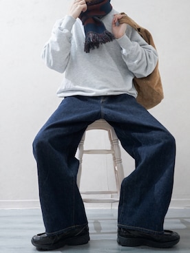 「アイテム（トートバッグ）」を使った、Takiさん（メンズ・169cm・20代）の冬コーディネート