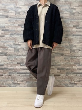 「ATTACHMENT（アタッチメント）のアイテム」を使った、Takiさん（メンズ・169cm）の秋コーディネート