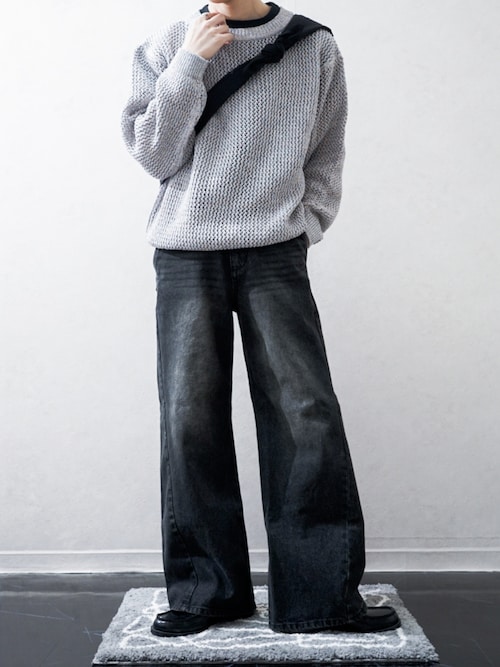 crepuscule / L-G Mesh Pullover