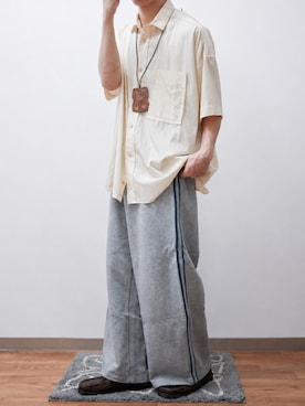 「Clarks Originals（クラークスオリジナルズ）のアイテム」を使った、Takiさん（メンズ・169cm）の夏コーディネート