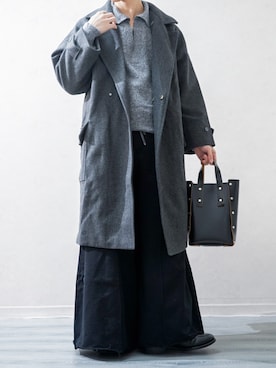 「モノトーン」｜Takiさん（メンズ・169cm）の冬コーディネート